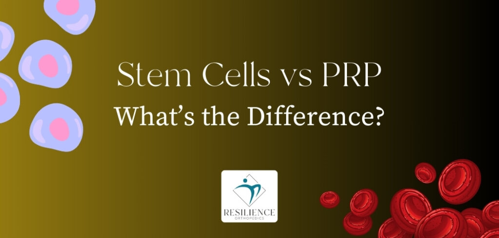 prp vs stem cells graphic